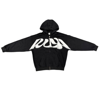 Black RUYA Zip Hoodie