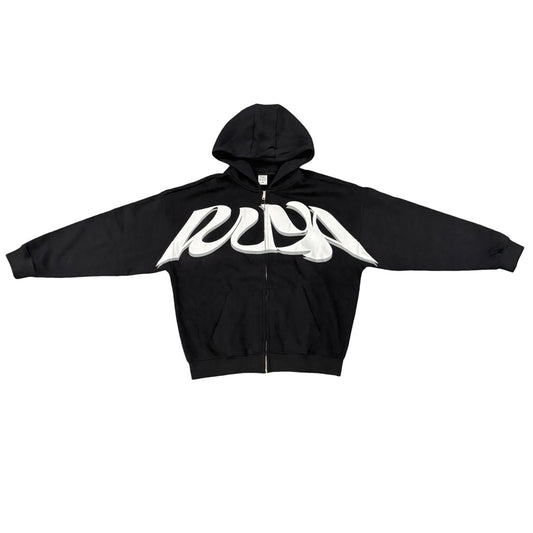 Black RUYA Zip Hoodie